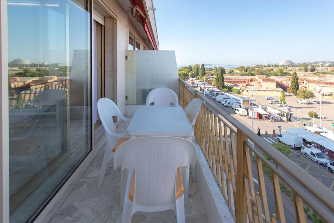 Magnífico apartamento con terraza y vistas al mar cerca de las playas y del Cagnes-sur-Mer Exterior foto